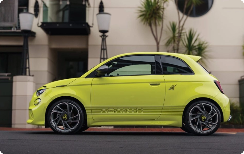 The Abarth 500e is a Bantamweight Terror